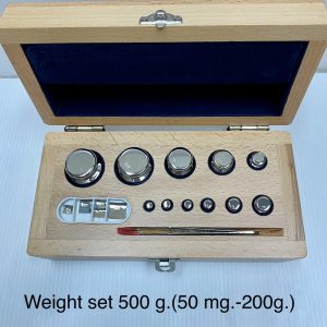 Stainless Weight Set 500g.